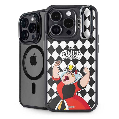 Disney Alice in Wonderland Queen of Hearts Off with their Head! iPhone 15 Pro Kickstand Case